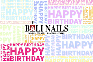 Bali Nails - valentine giftcard theme